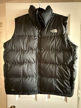 The North Face Black Quilted Down Vest